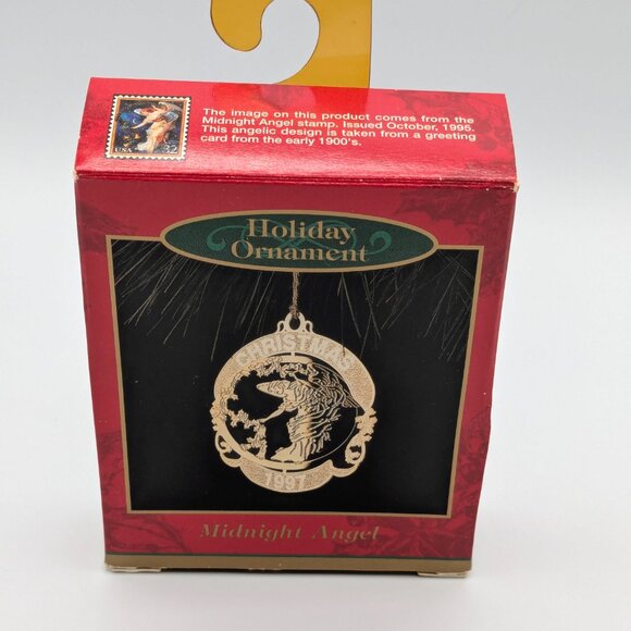 Hallmark Keepsake Midnight Angel 1997 NEW USPS Custom Design Christmas Ornament - Picture 5 of 8